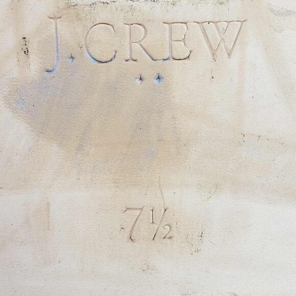 J.Crew Piper Ankle Boots Bootie Suede Brown Womens Size 7.5 Block Heel Side Zip - Picture 6 of 11